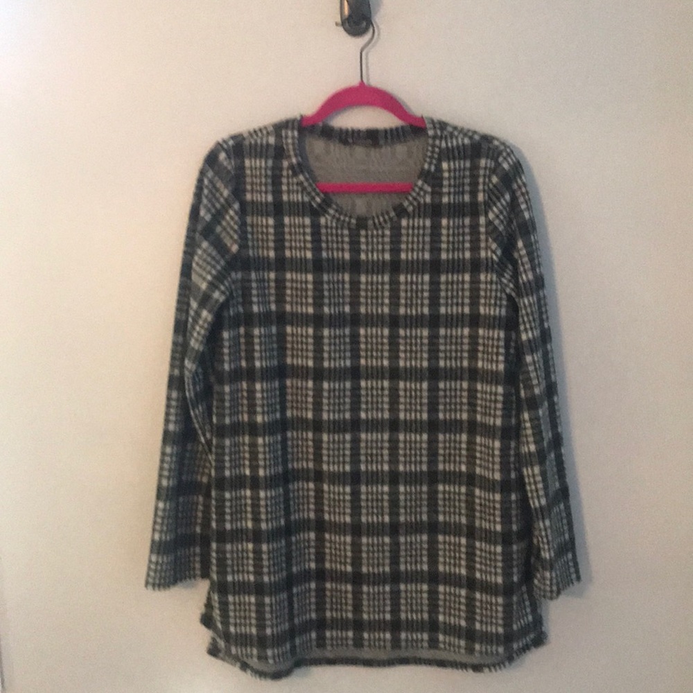 Soft Plaid Tunic